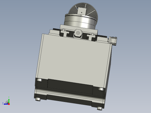 五轴结构的车铣机床右视缩略图