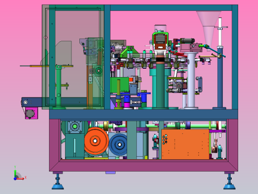 ZY21672 全自动给袋式包装机前视缩略图