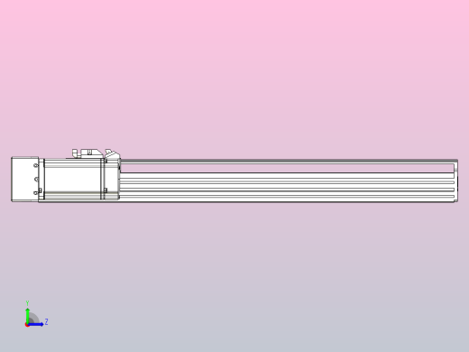 日规模组半封闭丝杆TPA-HNR-85D-1610-L450-MR-C-P20-N3左视缩略图