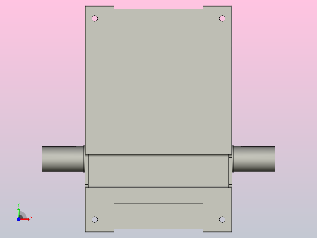 250DF法兰系列凸轮分割器[250DF]前视图