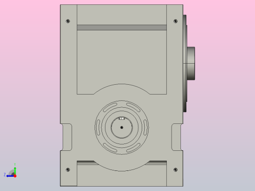 250DF法兰系列凸轮分割器[250DF]右视缩略图