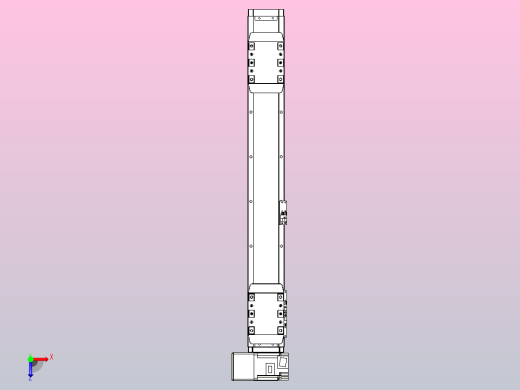 皮带直线轴双滑块型TPA-GCBS-80-P60-L200-LU-M20-N3俯视缩略图