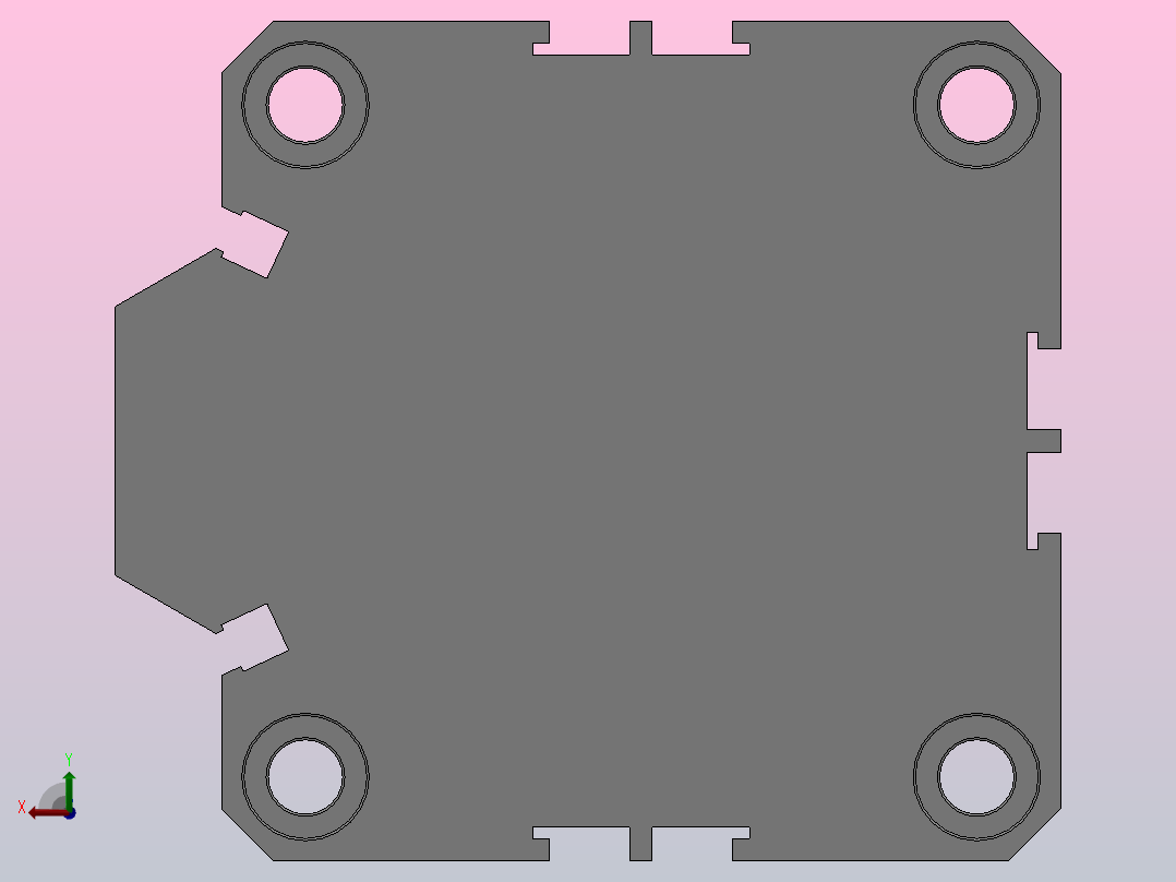 SDA超薄气缸系列SDA 63×30后视图