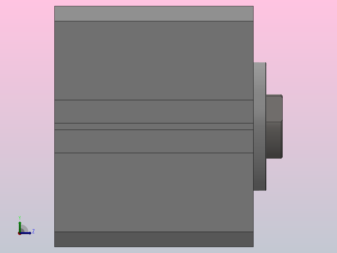 SDA超薄气缸系列SDA 63×30左视图