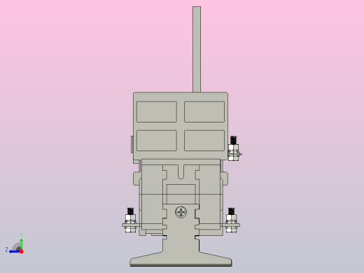 HH15-125_4QSA 4P隔离开关熔断器组三维模型202103右视缩略图
