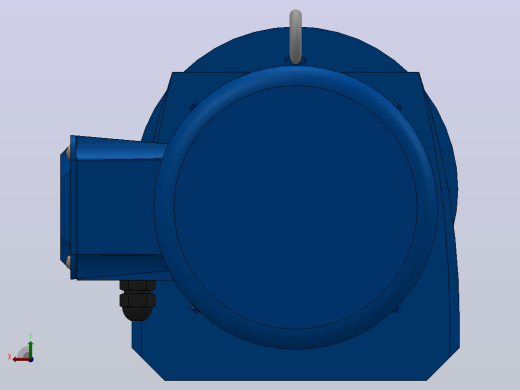 RF57法兰轴伸式安装斜齿轮减速机RF57-Y0.75-4P-80-M1-0°-Φ200后视缩略图