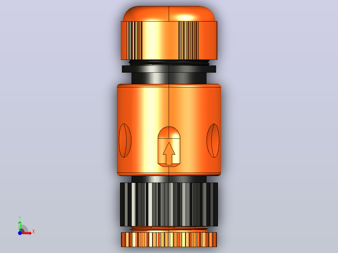 快速连接器20mmBSP前视图