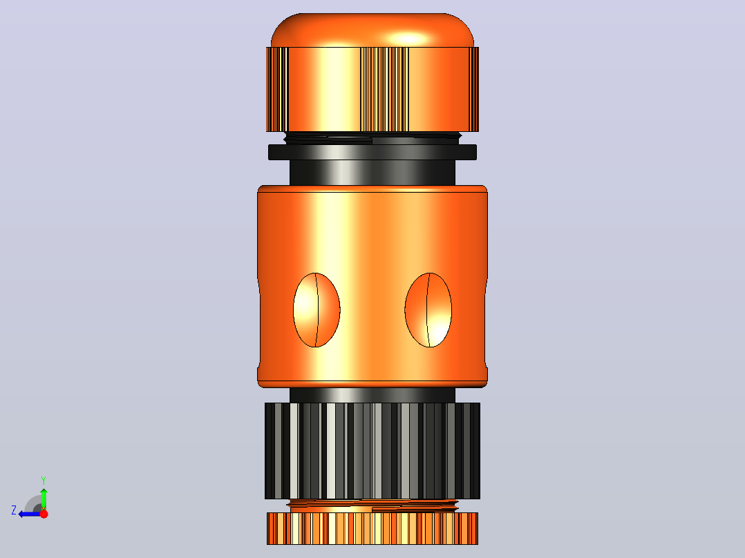 快速连接器20mmBSP右视图