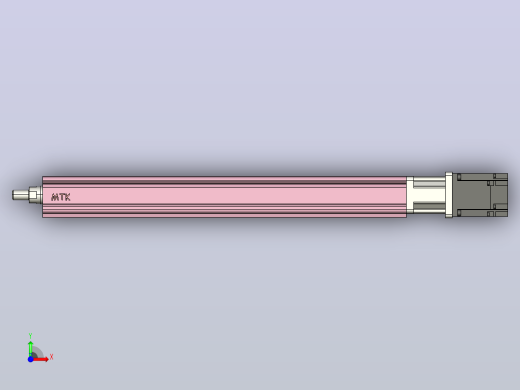 MTC32-400-P#-D-M200W MTC32电缸 200伺服电机直连前视缩略图