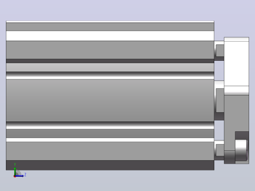 PHD气缸CTS2U40x1_5-BB-M左视缩略图