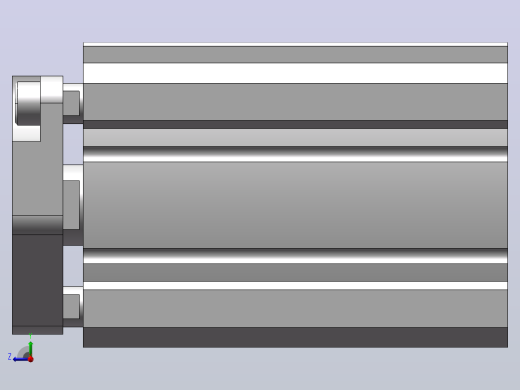 PHD气缸CTS2U40x1_5-BB-M右视缩略图