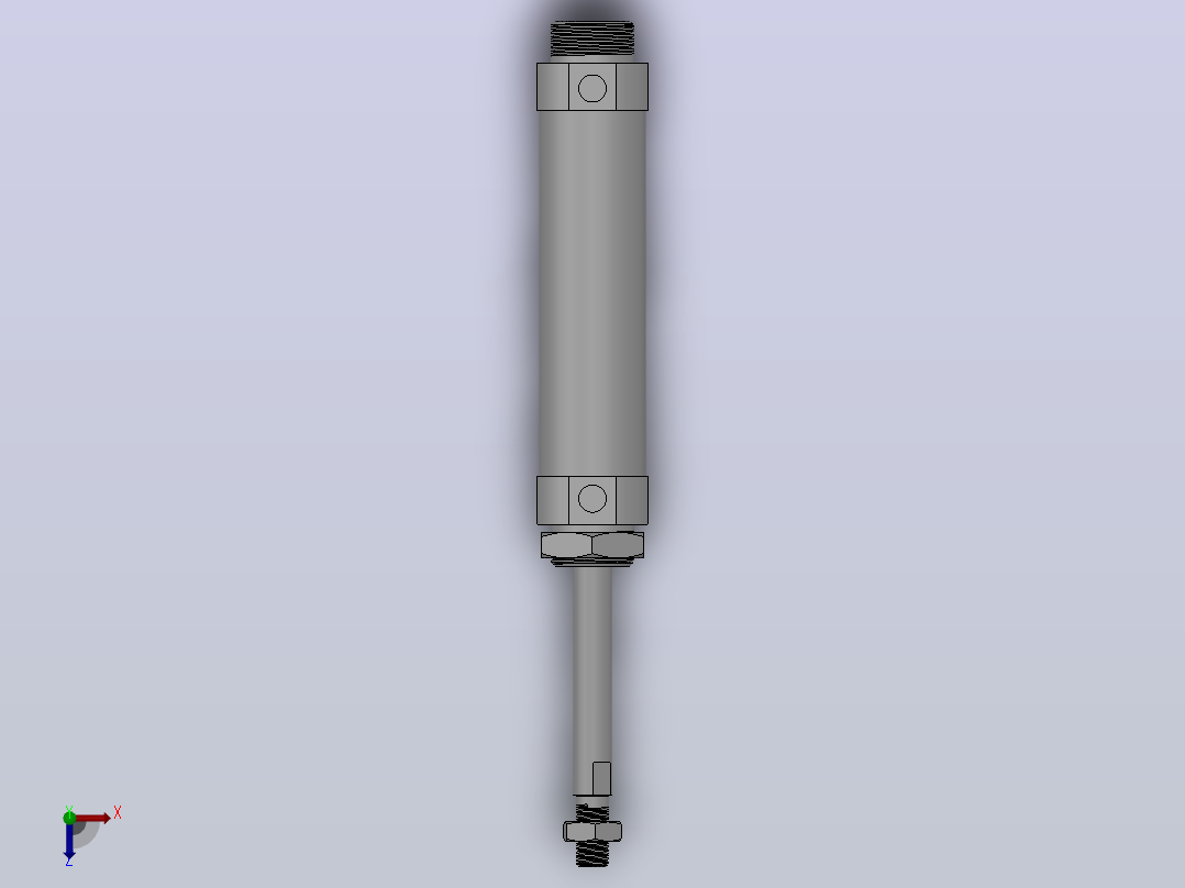 CM2标准迷你气缸系列[CDM2B32-80]俯视图