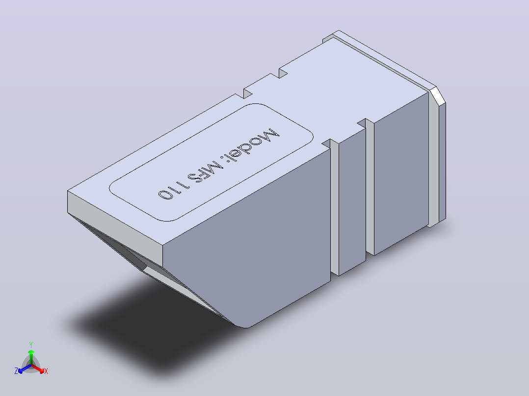 MFS 110 光学指纹扫描仪 PN FPSPL1201XX主视图