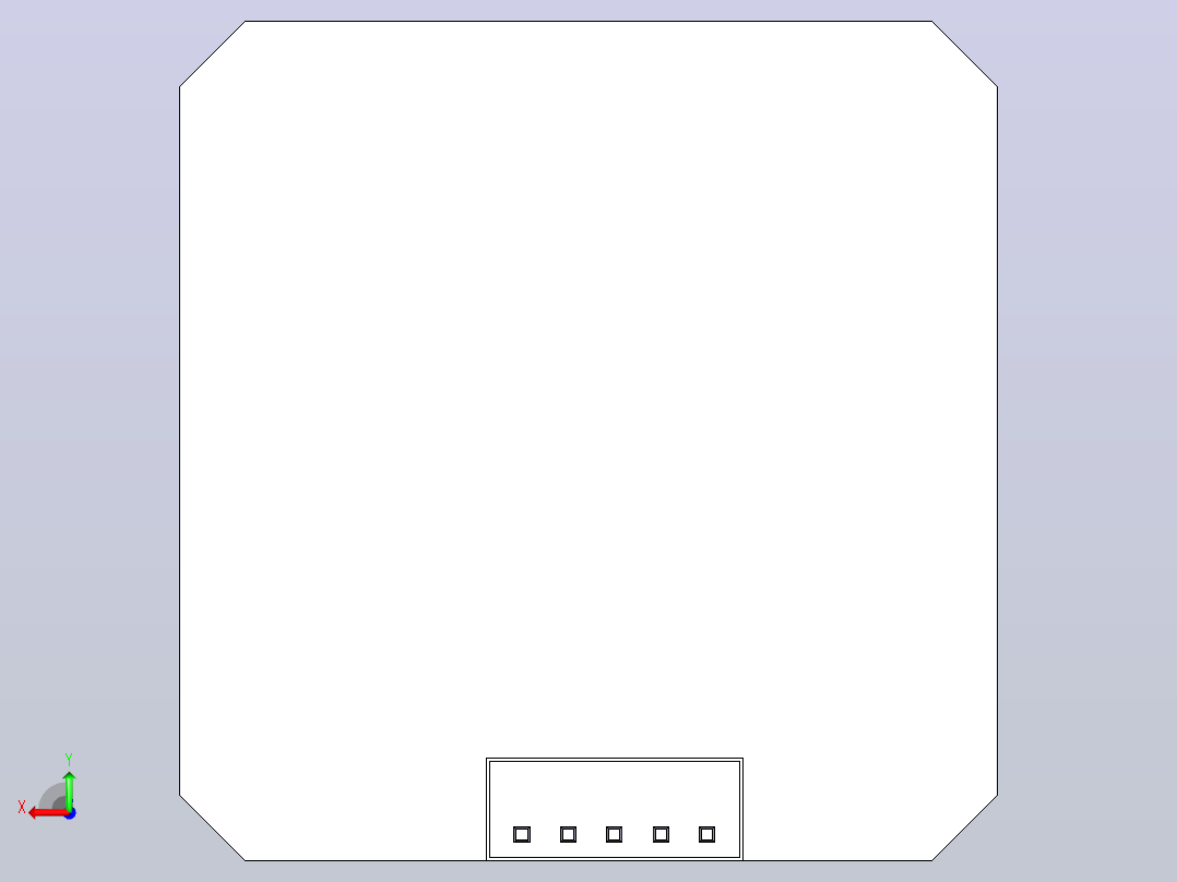 MFS 110 光学指纹扫描仪 PN FPSPL1201XX后视图