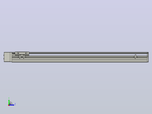 SYS12-BR-700-200W滚珠花健、支撑座、滚珠丝杠、交叉导轨、直线模组.STEP左视缩略图