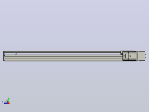 SYS12-BR-700-200W滚珠花健、支撑座、滚珠丝杠、交叉导轨、直线模组.STEP右视缩略图