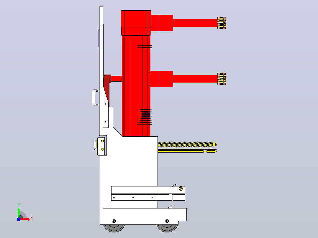 35kV常规断路器手车(ZN85型号)前视图