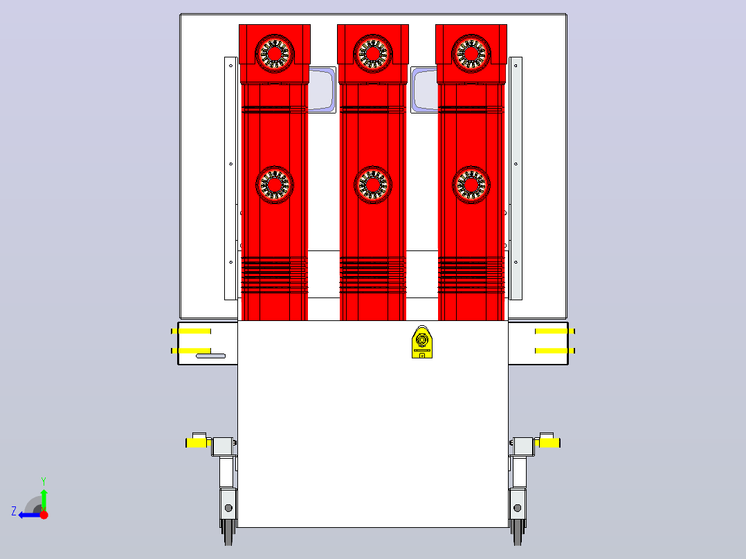 35kV常规断路器手车(ZN85型号)右视图