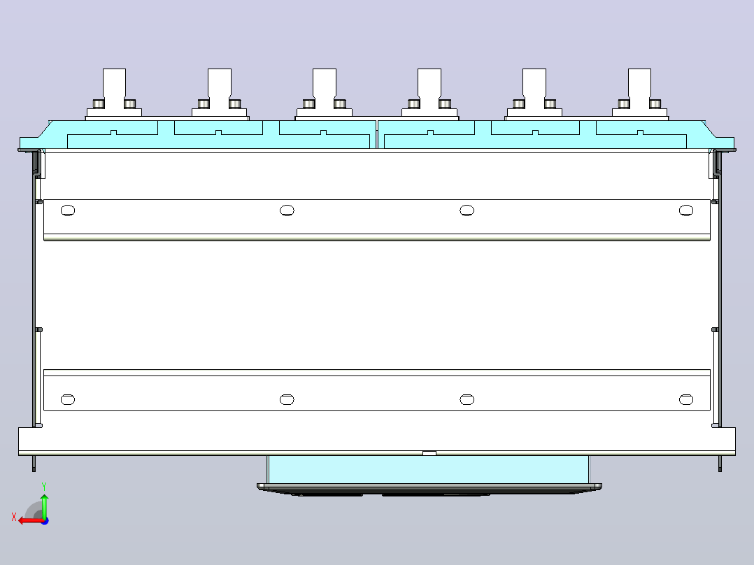 NA8-7500 4000A-5000A 3P 抽屉式 垂直接线+门框202409后视图