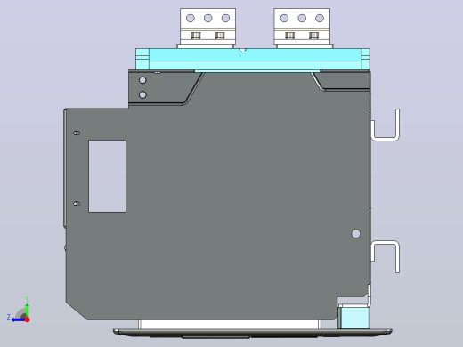 NA8-7500 4000A-5000A 3P 抽屉式 垂直接线+门框202409右视缩略图