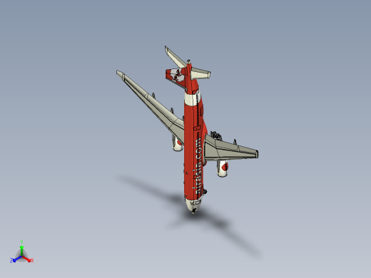 空客A330客机CATIA V5 r21模型正等轴测缩略图