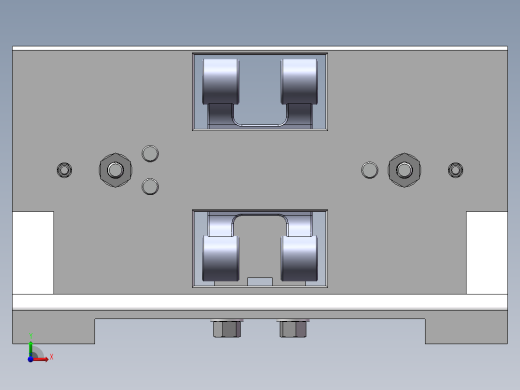 镗床夹具前视缩略图