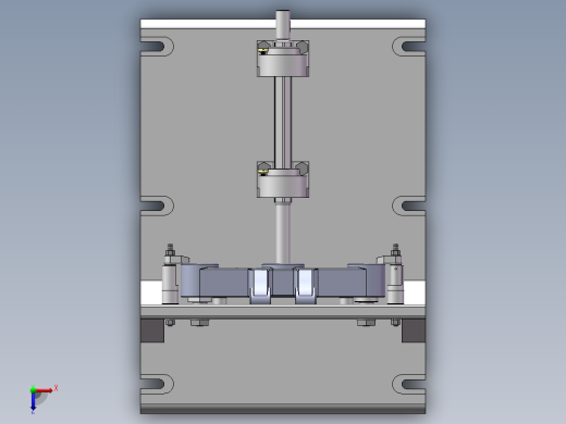 镗床夹具俯视缩略图