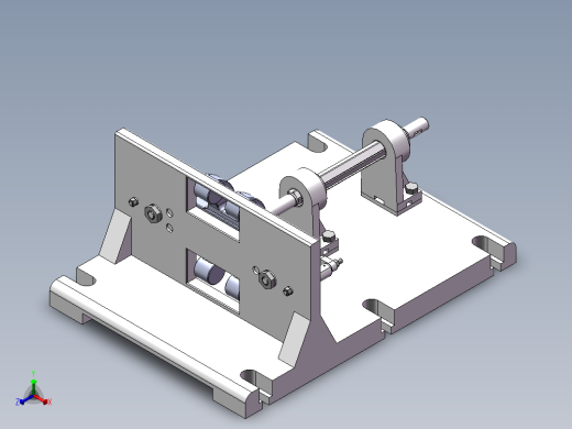 镗床夹具正等轴测缩略图