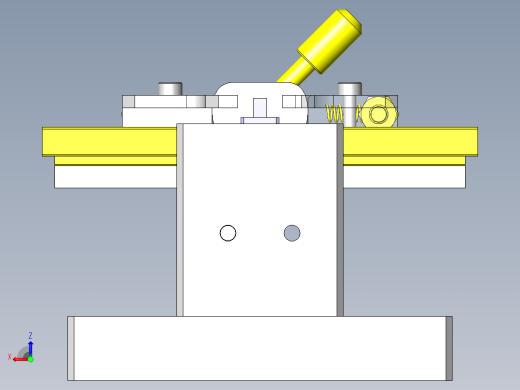 微小零件的夹紧夹具后视缩略图