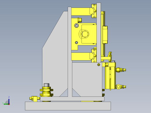 2中工件电气特性检测机构前视缩略图