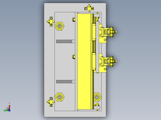 2中工件电气特性检测机构俯视缩略图