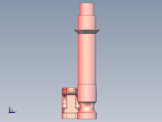 锁头与锁座3D模型左视缩略图