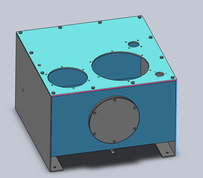 SOLIDWORKS液压油箱的整套设计图纸