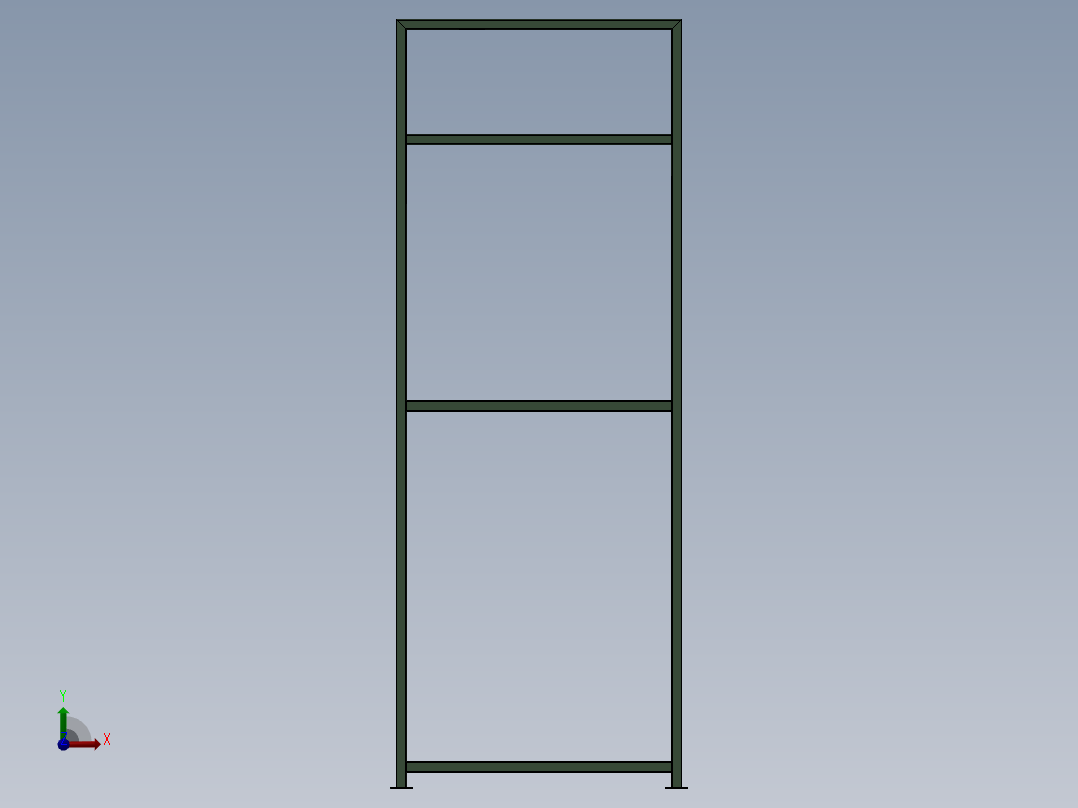 楼梯框架设计前视图