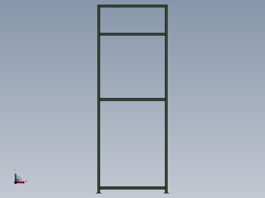 楼梯框架设计前视缩略图