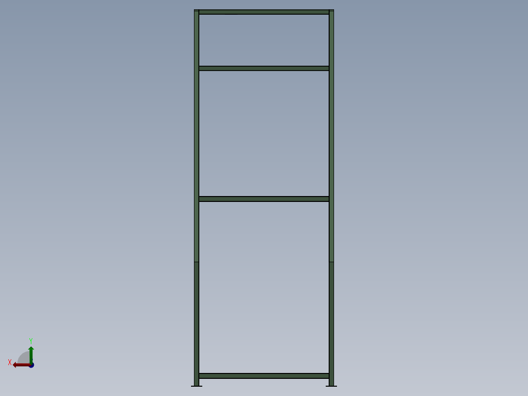 楼梯框架设计后视图