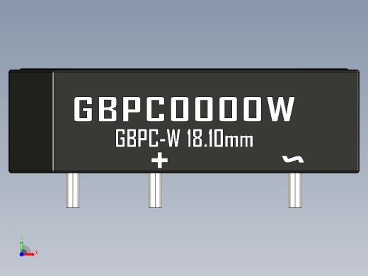 桥式整流器-GBPC-W_Nonmal_Size_Low_profile前视缩略图