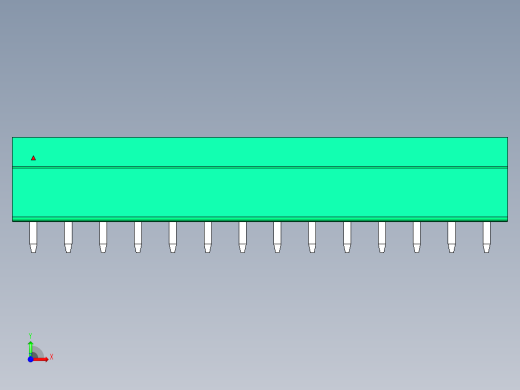 DEGSON 15EDG 系列 3.81mm 插拔式接线端子-15EDGVC-3.81-14P-14-00AH前视缩略图
