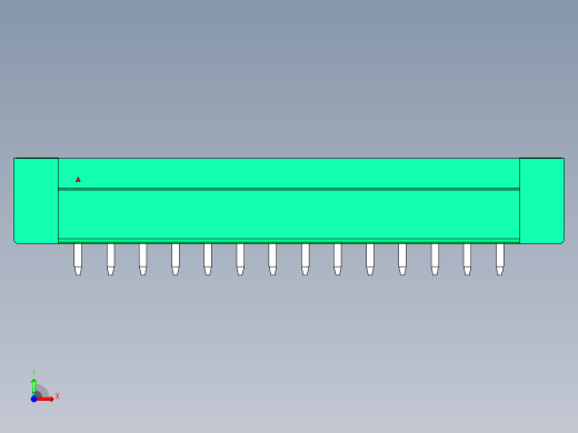 DEGSON 15EDG（公头） 3.5mm 螺钉锁紧，插拔式接线端子 FullPack-15EDGVM-3.5-14P-14-00AH前视缩略图