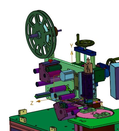 半自动转盘式双面贴标机