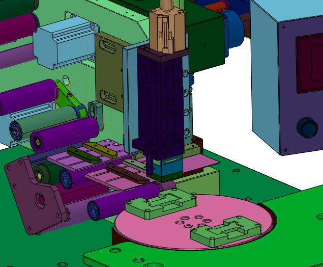 半自动转盘式双面贴标机