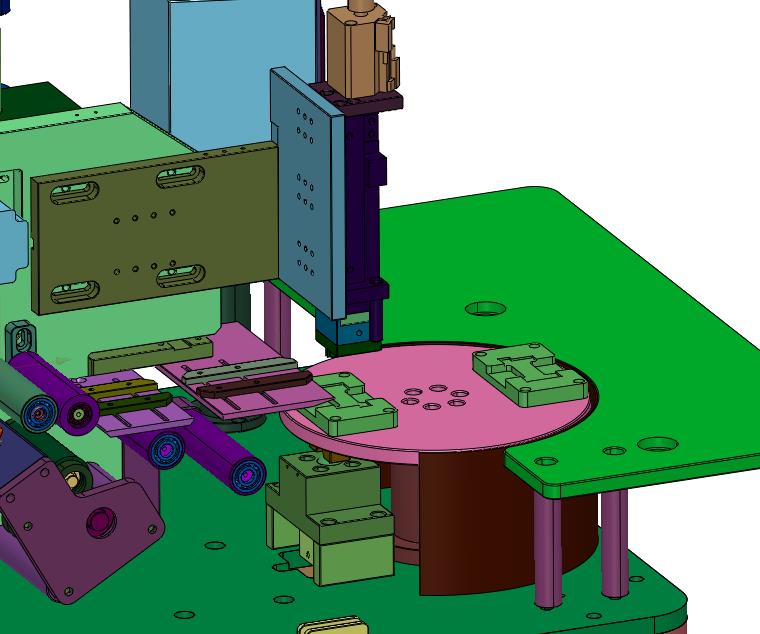 半自动转盘式双面贴标机