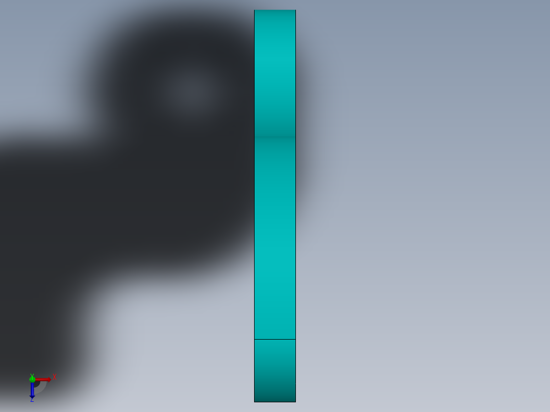 SW建模练习题-exercise 134俯视图