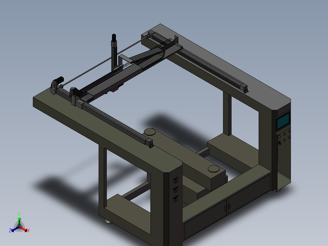 5轴机床设计模型