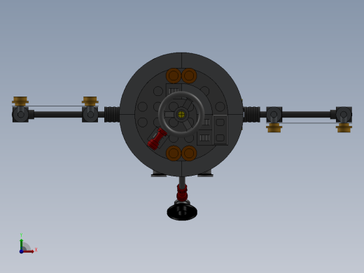 发现号航天飞机立体