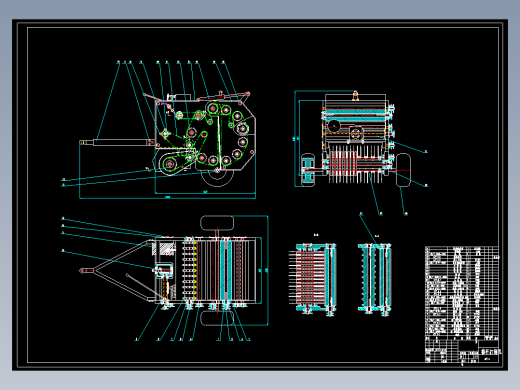 W1520-秸秆打捆机的设计