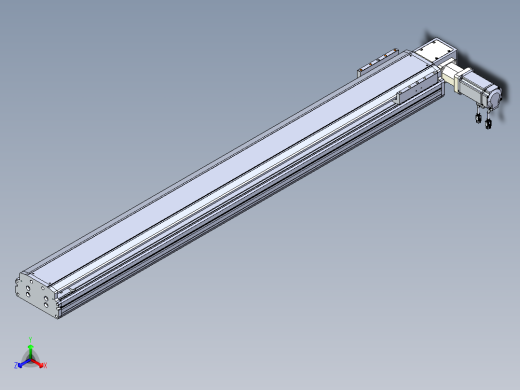 东锦同步带传动-直线滑台模组DH170B-L150-S1250-BL-P400W-C3