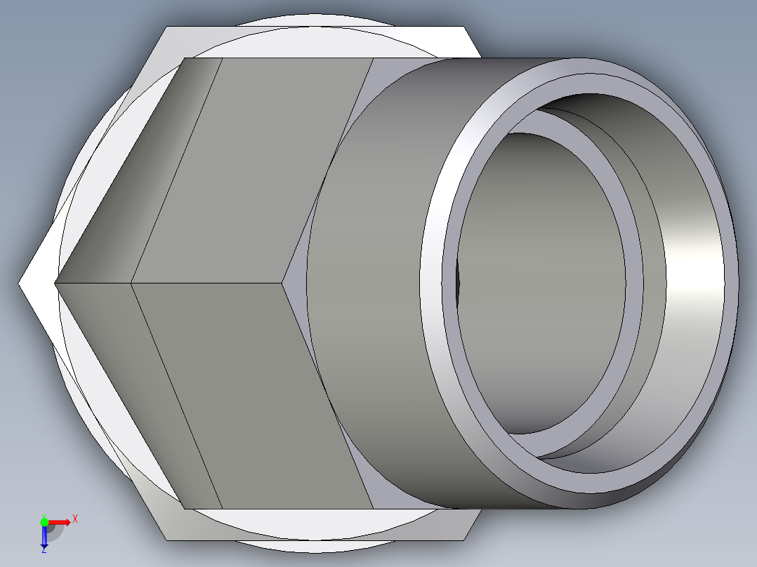 卡套式工业通用硬管接头EO_Adjustable_locknut_45_deg_elbow_VEE28LMOMDCF俯视图