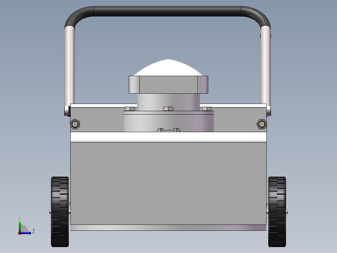 手推式草坪修剪机设计三维模型+90+24.4.24+003左视图