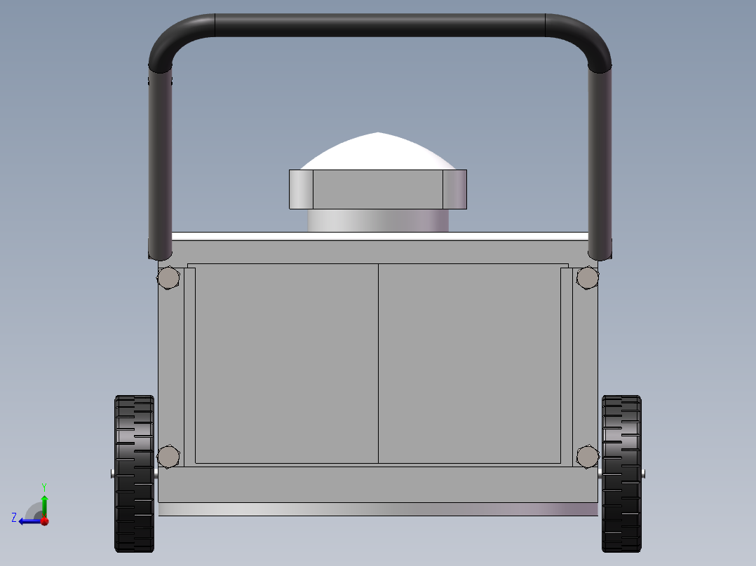 手推式草坪修剪机设计三维模型+90+24.4.24+003右视图